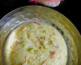 A picture of step 4 of Milk Cake/kalakand (phitkari/alum powder).