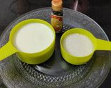 A picture of step 1 of Mango Custard.