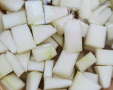 A picture of step 3 of Green Curry Chicken with Winter Melon.