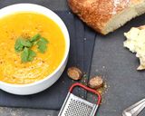 A picture of step 6 of Butternut Squash & Sweet Potato Soup with Coriander & Cumin.