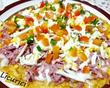 Pas rețetă Pizza pe blat de cartofi 4 fotografie