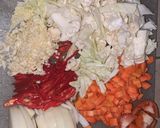 Foto langkah ke 1 dari resep ** Oseng Sayur-Ayam **.