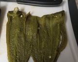 A picture of step 5 of Green Pasta.