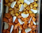 One tray roasted potatoes, carrots and onions recipe step 12 photo
