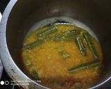 A picture of step 5 of Drumsticks with Arhar dal.