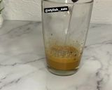 A picture of step 2 of Lotus coffee.