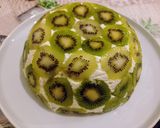 Kivis joghurttorta recept fázis 12 fotója