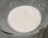 A picture of step 1 of Eggless French toast.