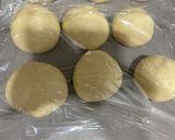 A picture of step 4 of Pork Floss Hot Dog Buns.