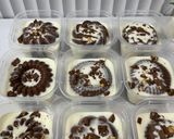 Foto langkah ke 4 dari resep Puding Coklat Vla Susu Keju.