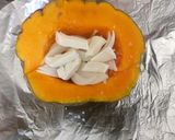 Foto del paso 7 de la receta: Zapallo relleno de vegetales al horno. (Con opción vegana)