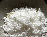 A picture of step 3 of Vrat ki Sabudana Potato Khichadi,morning breakfast or Lunch Satvik recipe.