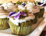 Foto del paso 5 de la receta Cupcakes de Matcha con maracuyá y merengue italiano tostado