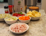 Foto del paso 1 de la receta: Puré de verduras y fiambre de pavo al pimentón