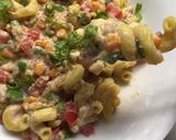 A picture of step 5 of White sauce pasta.