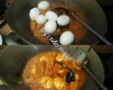 Foto langkah ke 6 dari resep Tahu telur bumbu kuning.