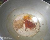 A picture of step 1 of Coconut Drumstick Curry.