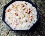 A picture of step 4 of Creamy Almond, Pistachio & Rice Pudding.