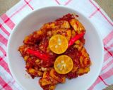 Foto langkah ke 5 dari resep Sambal Nanas Ebi Khas Palembang.