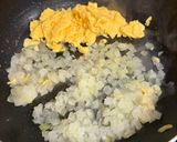 菠菜鮭魚蛋炒飯的食譜步驟2照片