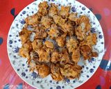 A picture of step 4 of Onion Pakoda.