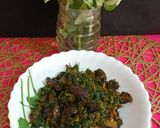 A picture of step 5 of Methi Begun Bengali Style.