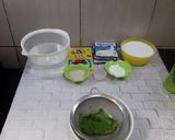 Foto langkah ke 2 dari resep 19. Puding daun pandan.