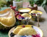 Hình bước làm 6 của món Chè Sầu Riêng Nguyên Múi😍😋