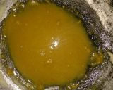 A picture of step 2 of Bassan ka halwa.