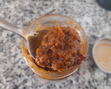 Foto del paso 3 de la receta: Espaguetis al pesto rojo con berenjenas y queso de cabra