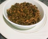 A picture of step 6 of Palak Qeemah.