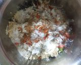 A picture of step 2 of Aloo Chilla 😋.