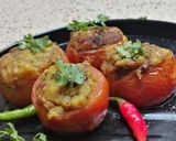 भरवा टमाटर (bharwa tamatar reicpe in Hindi) रेसिपी चरण 7 फोटो