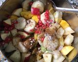 A picture of step 2 of Mixed Fruit Chat.