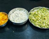A picture of step 4 of Tricolour Poha 🇮🇳.