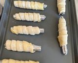 Foto del paso 7 de la receta: Cañoncitos hojaldrados de Dulce de leche 💛
