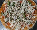 A picture of step 25 of Whole Wheat Thin Crust Tava Pizza.