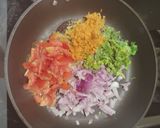 A picture of step 4 of Stuffed moong dal wrap.