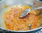 A picture of step 2 of Crumble paneer.