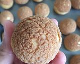 Foto langkah ke 8 dari resep Tiger Choux Pastry/ Soes Tiger (simple, ekonomis, no mixer plus tips).