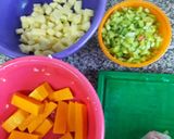Foto del paso 1 de la receta: Guiso de fideos con carne y verduras