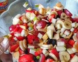 A picture of step 5 of Mix Fruit Chat.
