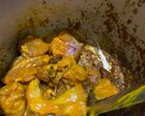 A picture of step 4 of Desi Odia style chicken gravy.