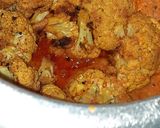 A picture of step 8 of Shahi Gobhi Masala.