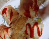 A picture of step 6 of Chicken slice rolls.