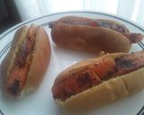 Foto del paso 1 de la receta: Perritos calientes con "salchichas de 🥕zanahoria" 😜😝😊