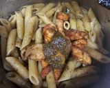 Foto del paso 4 de la receta: Macarrones con mojo verde y pollo