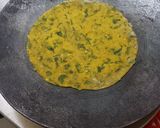A picture of step 2 of Sarson ke theple.