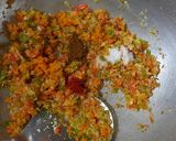 A picture of step 5 of Stuffed vegetable chilla.