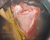 Hình bước làm 1 của món Phở bò tái chín